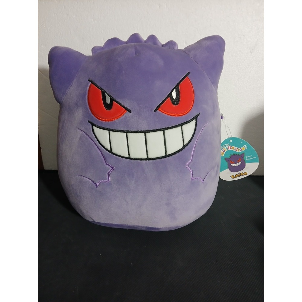 Squishmallows Pokémon Gengar 10" Plush Kellytoy Purple  with Tag